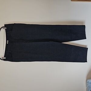 Lee Pants Womens Gray Relaxed Fit Straight Leg Easy Care size 18 EUC
